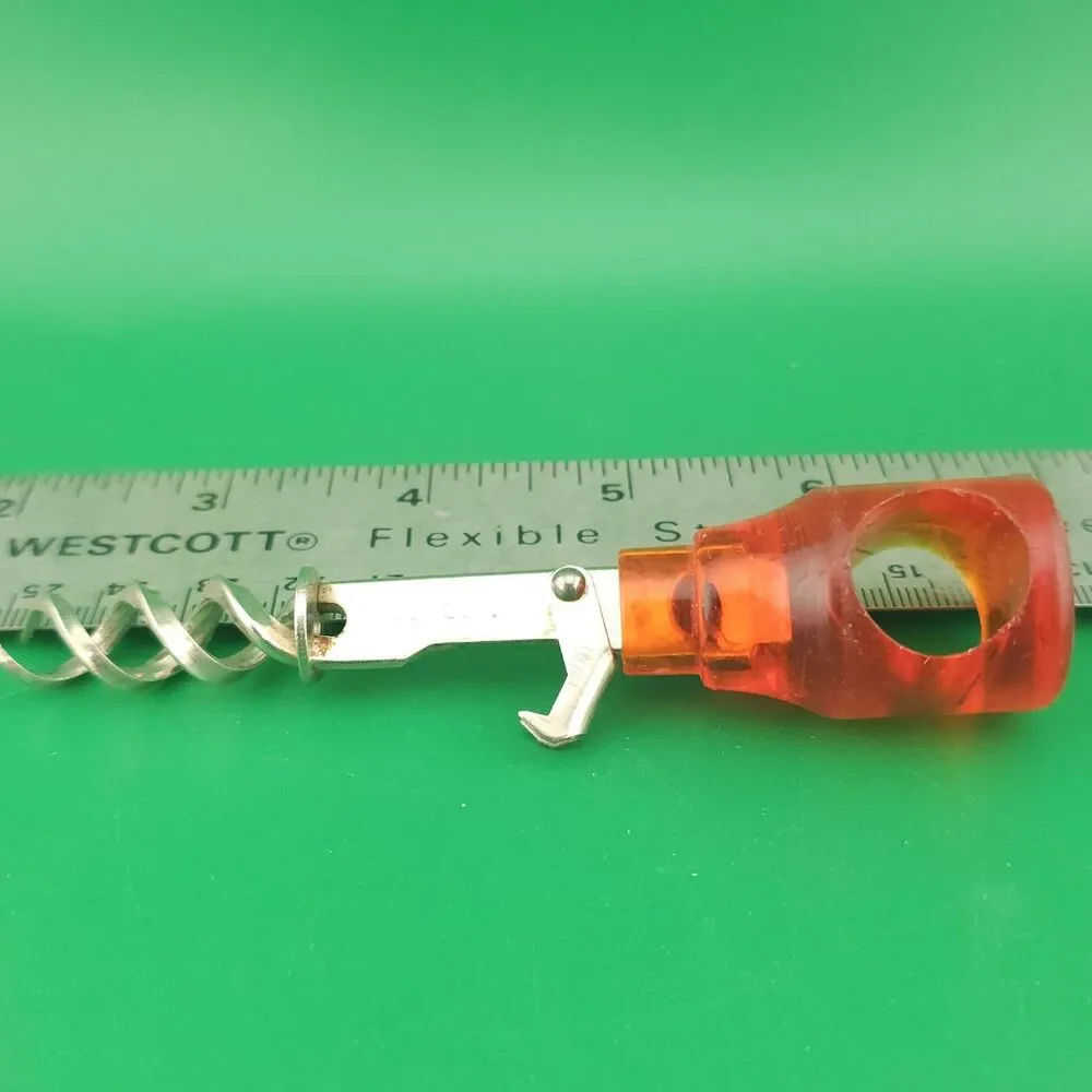 Swiss made SCHWEIZ MAXRAM twin corkscrew Travel Double Orange Missing Cover